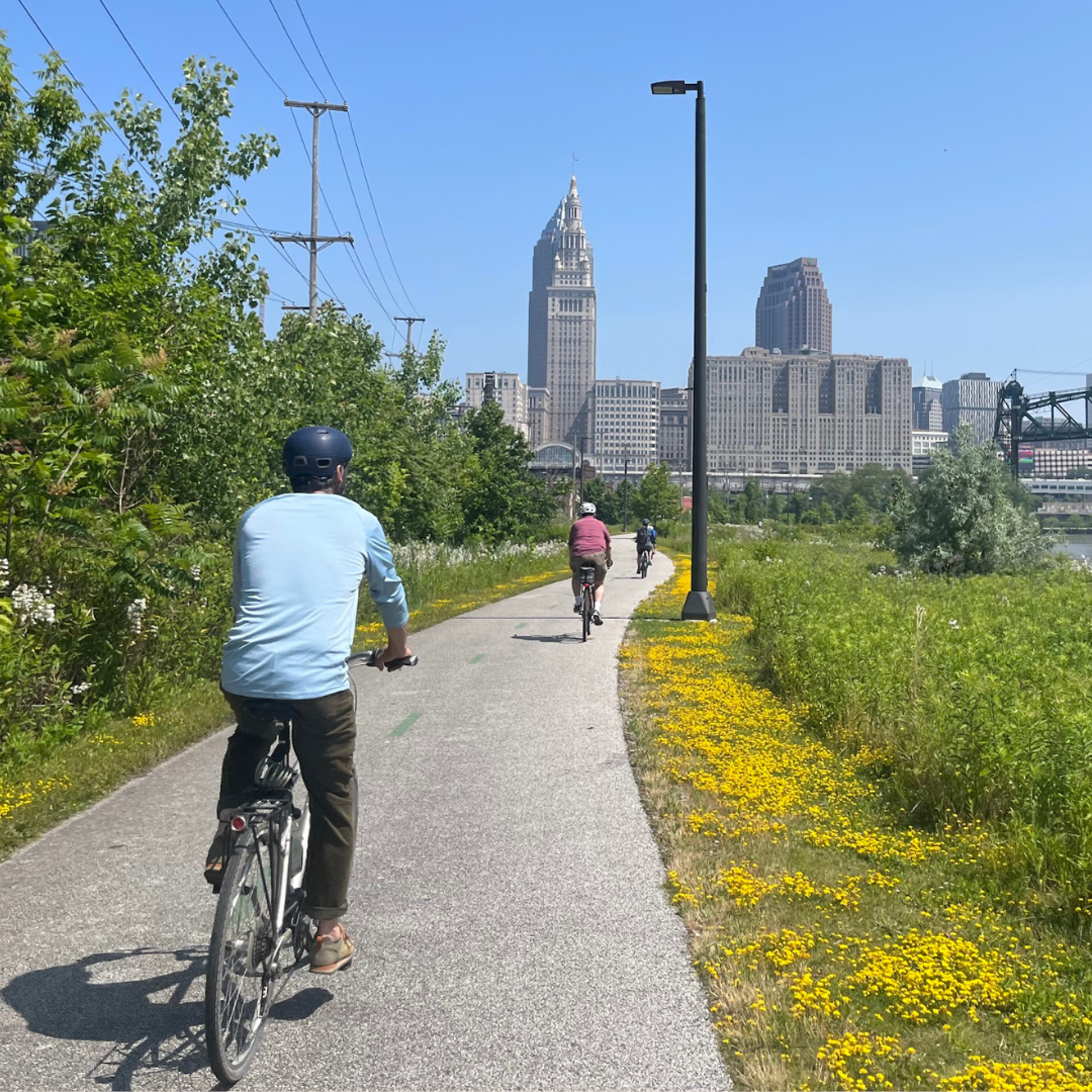 Biking Towpath Cleveland